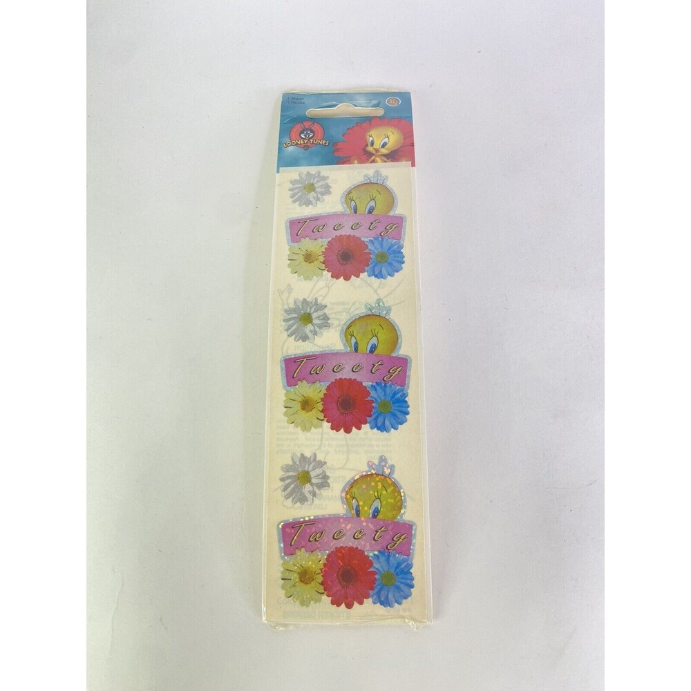 Vintage Sandylion Tweety Bird Looney Tunes 1 Sticker Sheet Stickers NEW